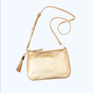 Lily Pulitzer Gold Crossbody Bag